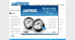 Desktop Screenshot of metron.com.mx