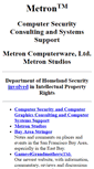 Mobile Screenshot of metron.com